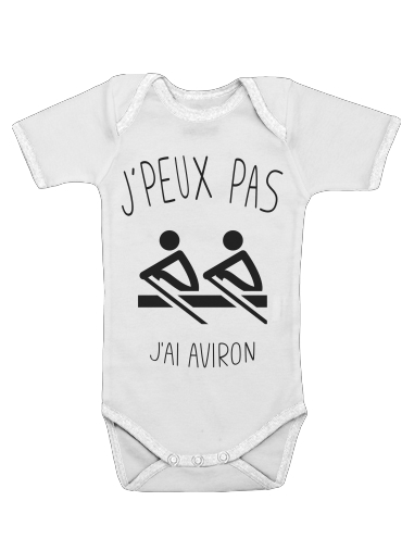  Je peux pas jai Aviron voor Baby short sleeve onesies