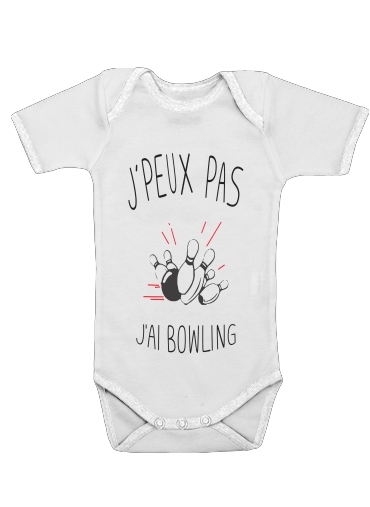  Je peux pas jai Bowling voor Baby short sleeve onesies