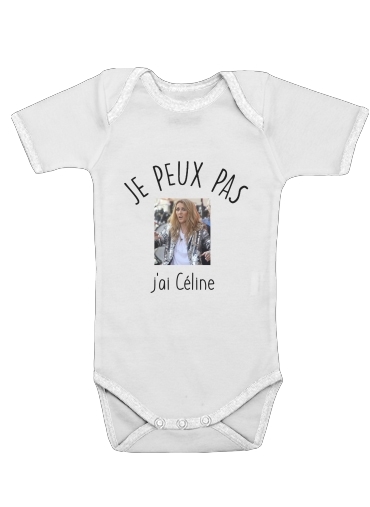  Je peux pas jai Celine voor Baby short sleeve onesies