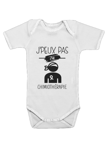  Je peux pas jai chimiotherapie voor Baby short sleeve onesies