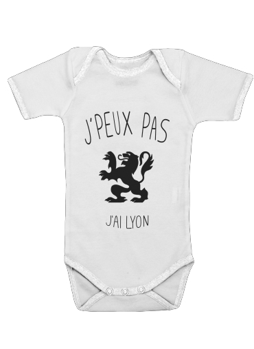  Je peux pas jai Lyon voor Baby short sleeve onesies