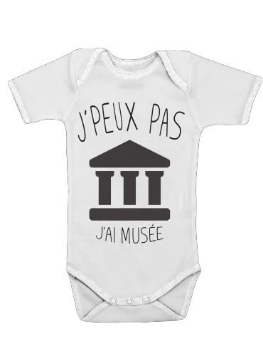  Je peux pas jai musee voor Baby short sleeve onesies