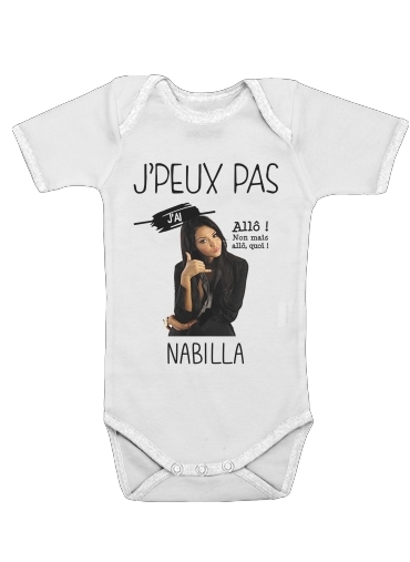  Je peux pas jai Nabilla Allo voor Baby short sleeve onesies