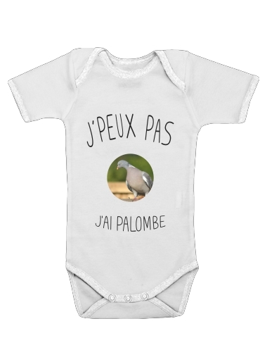  Je peux pas jai palombe voor Baby short sleeve onesies