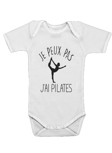  Je peux pas jai pilates voor Baby short sleeve onesies