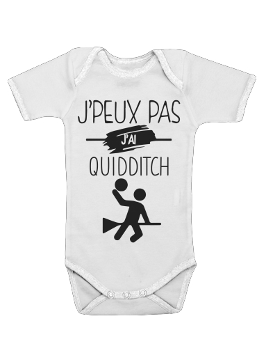  Je peux pas jai Quidditch voor Baby short sleeve onesies