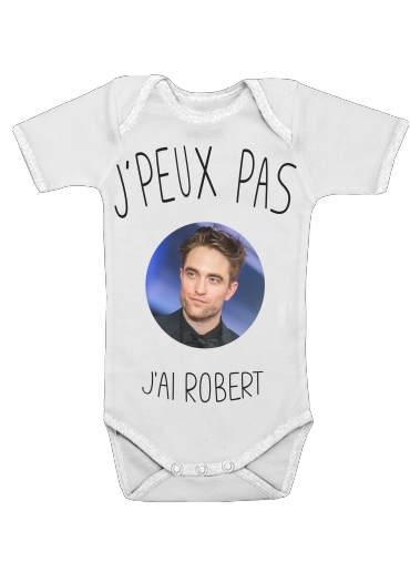  Je peux pas jai Robert Pattinson voor Baby short sleeve onesies