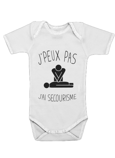  Je peux pas jai secourisme voor Baby short sleeve onesies