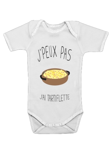  Je peux pas jai tartiflette voor Baby short sleeve onesies