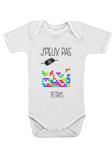  Je peux pas jai tetris voor Baby short sleeve onesies