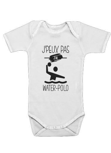  Je peux pas jai water-polo voor Baby short sleeve onesies