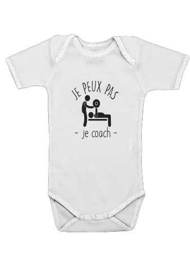  Je peux pas je coach voor Baby short sleeve onesies