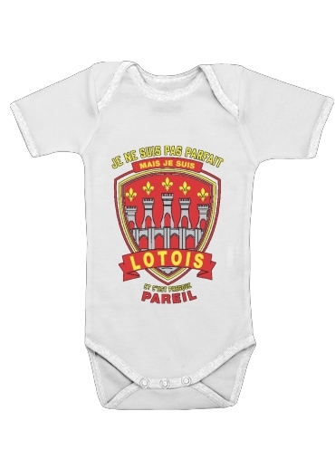  Je suis lotois voor Baby short sleeve onesies