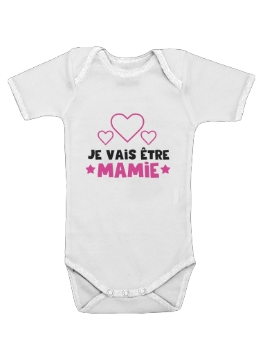  Je vais etre mamie voor Baby short sleeve onesies