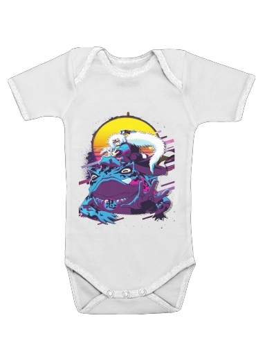  Jiraya x Gamabunta voor Baby short sleeve onesies