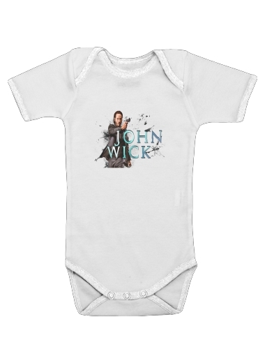  John Wick Bullet Time voor Baby short sleeve onesies