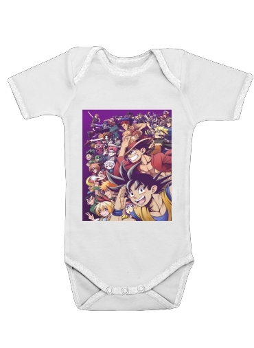  Jump Heroes voor Baby short sleeve onesies