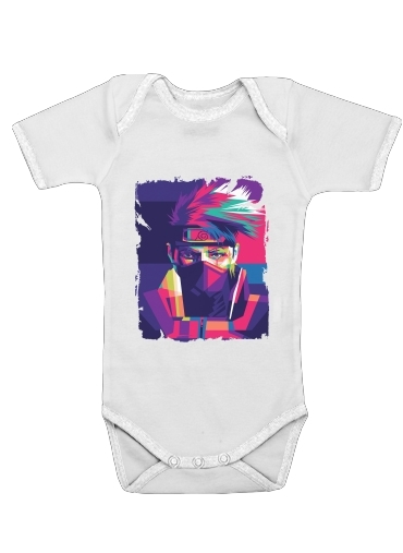  Kakashi pop art voor Baby short sleeve onesies