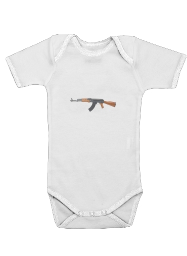  Kalashnikov AK47 voor Baby short sleeve onesies