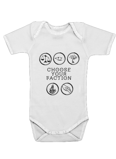  Keep Calm Divergent Faction voor Baby short sleeve onesies