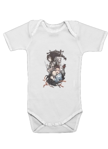  Kimetsu no Yaiba voor Baby short sleeve onesies