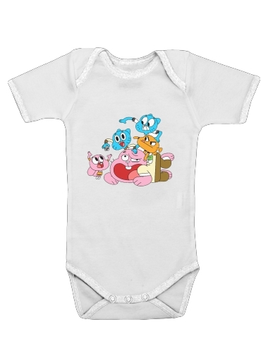  le monde incroyable de gumball voor Baby short sleeve onesies