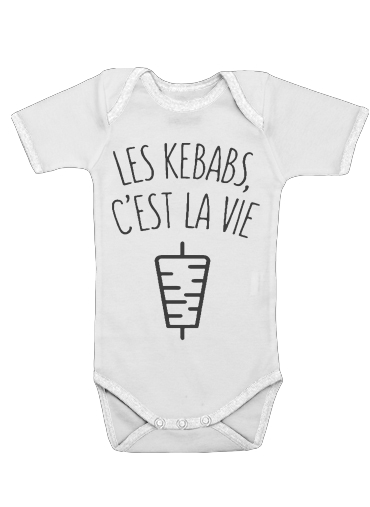  Les Kebabs cest la vie voor Baby short sleeve onesies