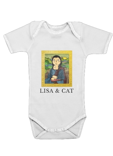  Lisa And Cat voor Baby short sleeve onesies