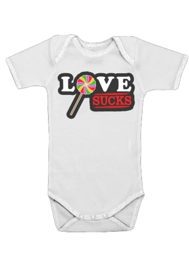  Love Sucks voor Baby short sleeve onesies