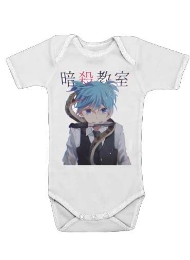  Nagisa shiota fan art snake voor Baby short sleeve onesies