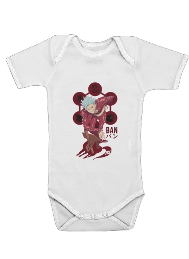  Nanatsu No Tazai Ban Loser voor Baby short sleeve onesies