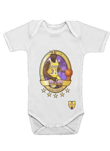  NBA Legends: "Magic" Johnson voor Baby short sleeve onesies