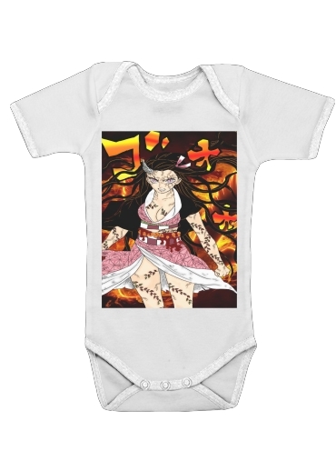  Nezuka Angry voor Baby short sleeve onesies