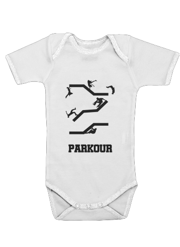  Parkour voor Baby short sleeve onesies