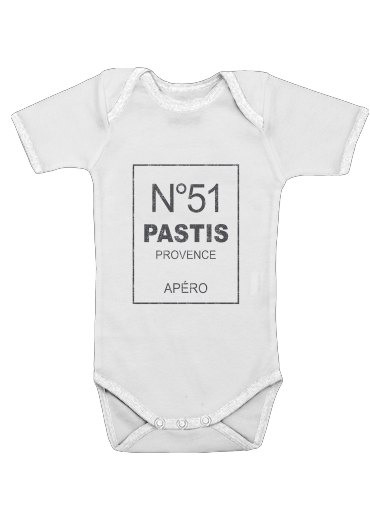  Pastis 51 Parfum Apero voor Baby short sleeve onesies