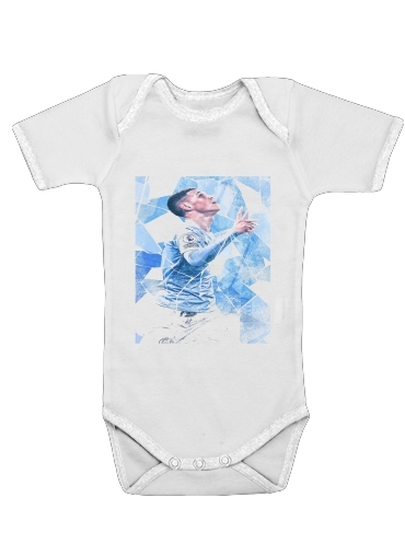  Phil Foden voor Baby short sleeve onesies