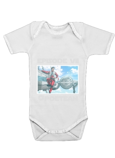  Pilot Poe Wing Manga Episode VII voor Baby short sleeve onesies