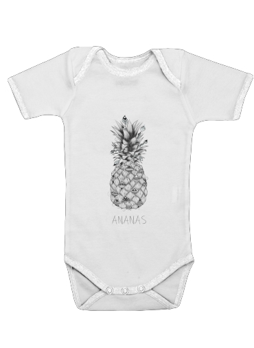  PineApplle voor Baby short sleeve onesies