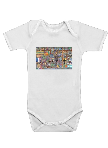  Pixel War Reddit voor Baby short sleeve onesies