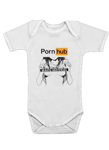  PornHub Waifu voor Baby short sleeve onesies