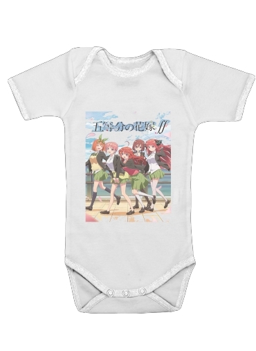  quintessential quintuplets voor Baby short sleeve onesies