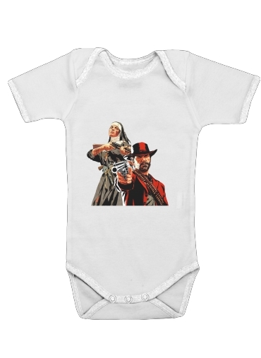  Red Dead Redemption Fanart voor Baby short sleeve onesies