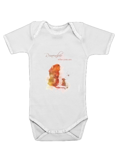  Remember Who You Are Lion King voor Baby short sleeve onesies