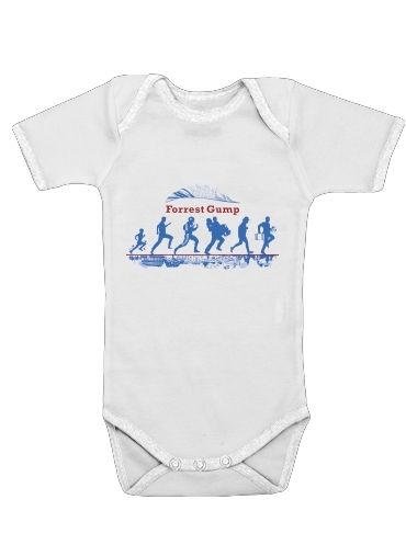  Run Forrest voor Baby short sleeve onesies