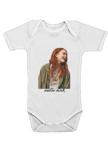  Sadie Sink collage voor Baby short sleeve onesies