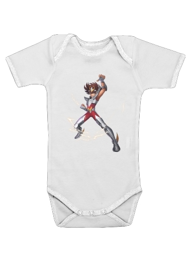  saint seiya Pegasus voor Baby short sleeve onesies