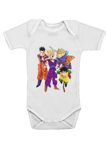  Sangohan evolution Fan Art voor Baby short sleeve onesies