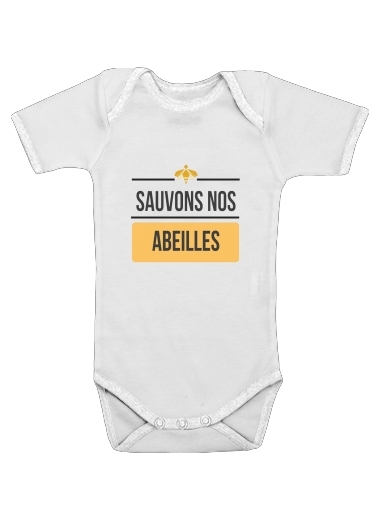  Sauvons nos abeilles voor Baby short sleeve onesies