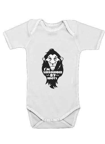  Scar Surrounded by idiots voor Baby short sleeve onesies