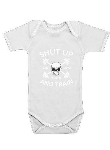  Shut Up and Train voor Baby short sleeve onesies